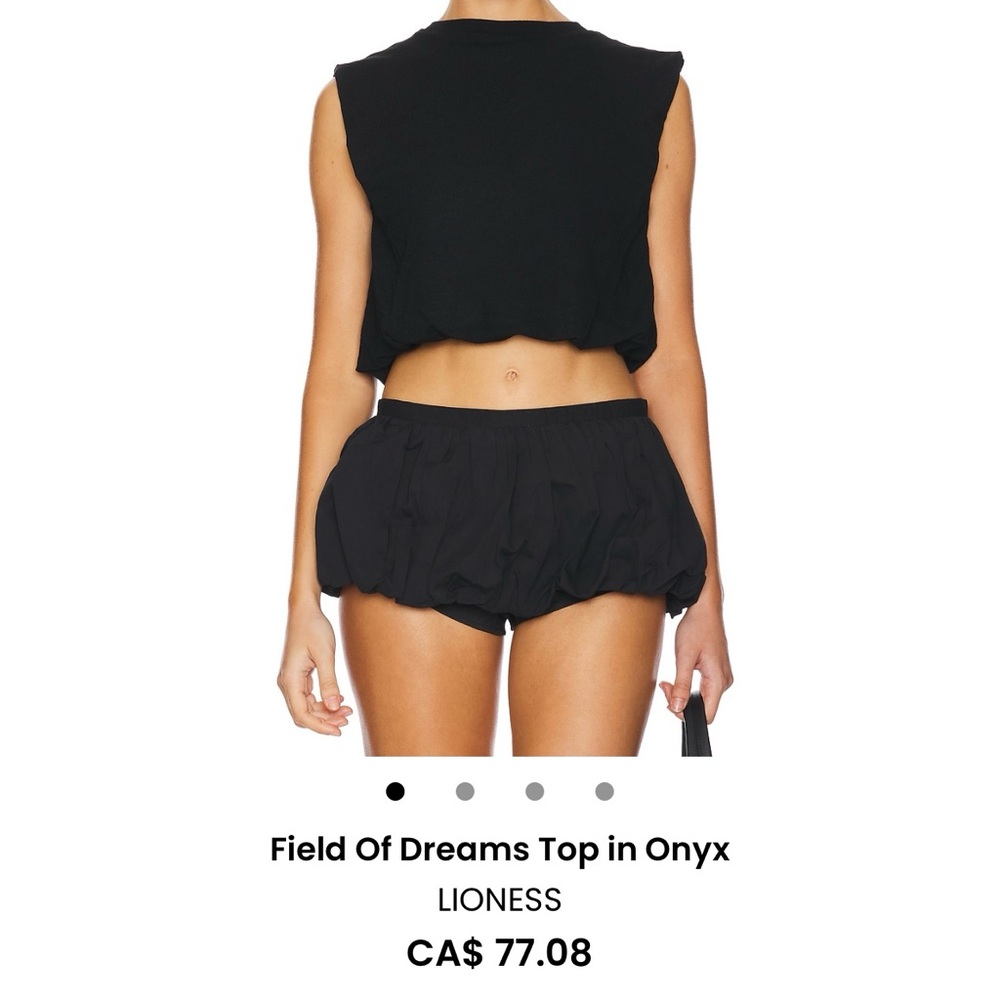 REVOLVE Onyx Sleeveless Crop Top